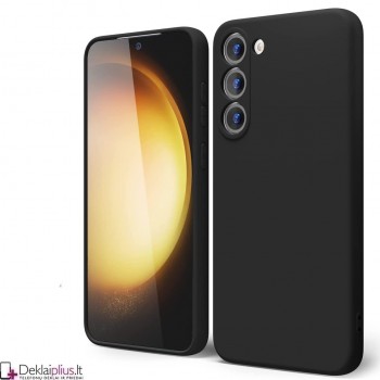 Silikoninis ploniausias dėklas - juodas (Samsung S23 Plus)